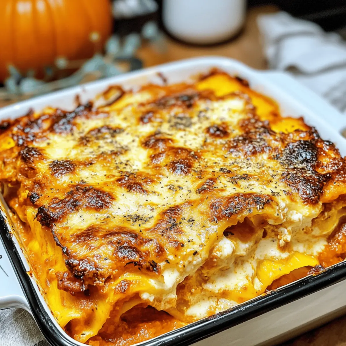 Kürbis Lasagne - Vegetarisch und Voller Geschmack