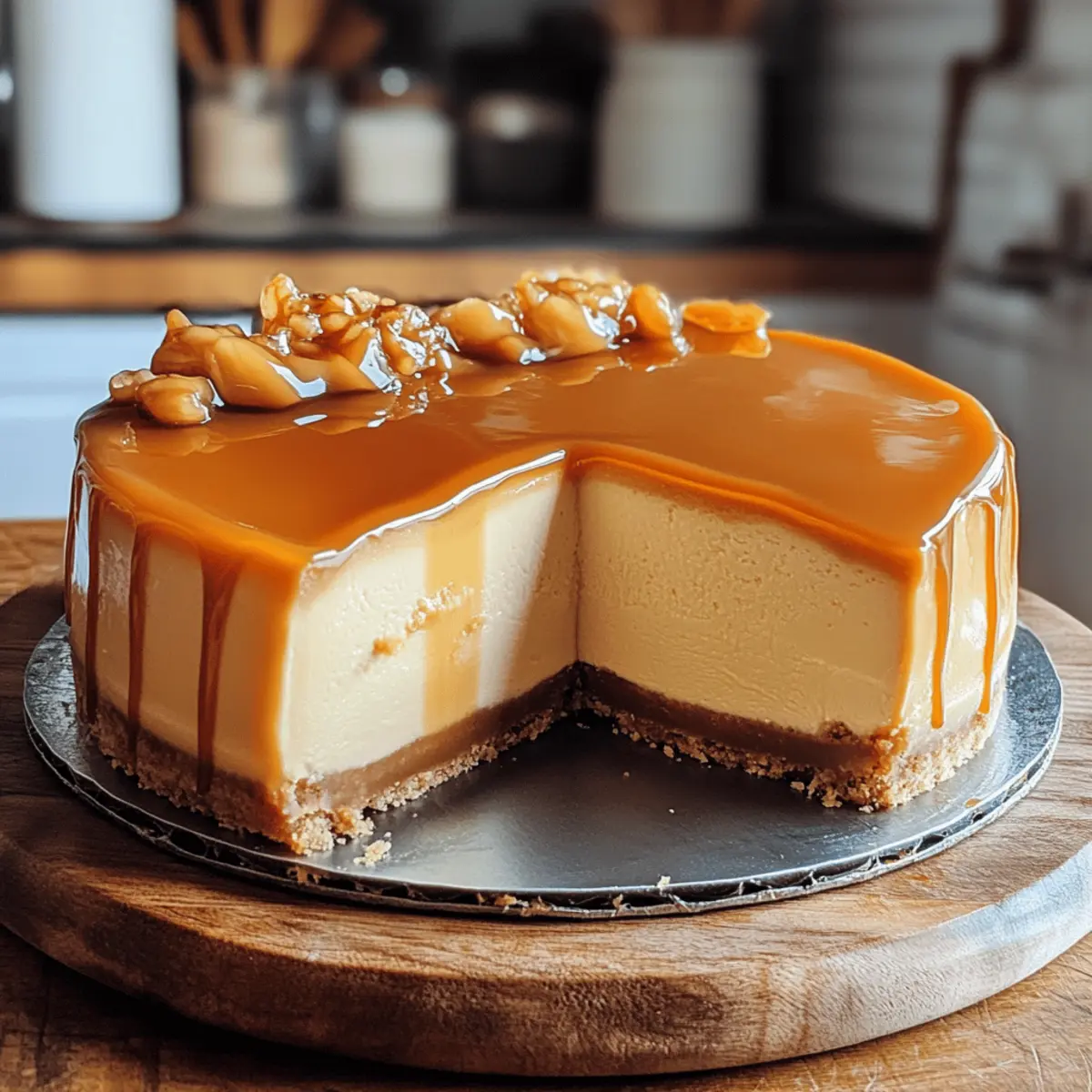 Gesalzener Karamell-Käsekuchen für besondere Anlässe