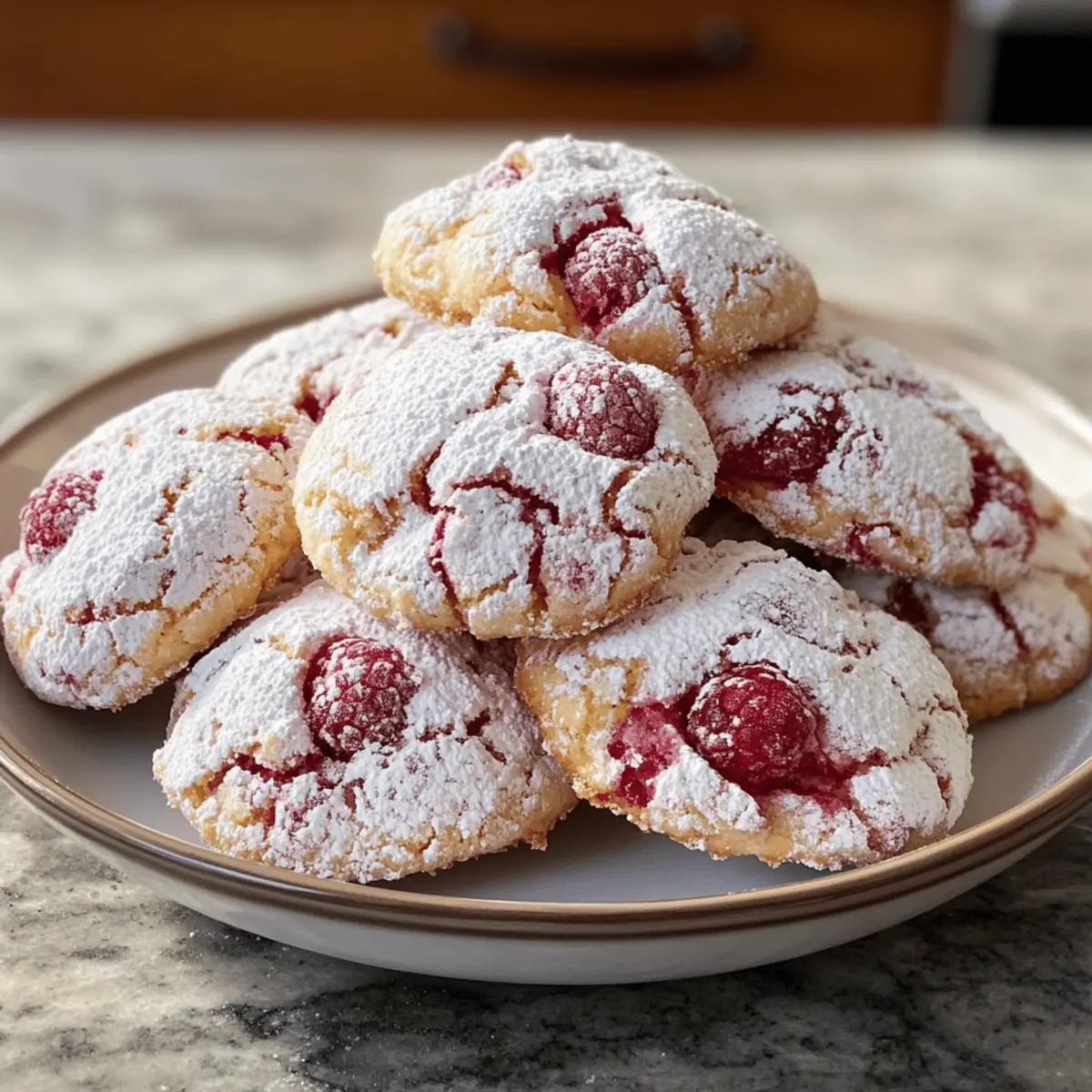 Himbeer-Crinkle-Kekse für den perfekten Genuss