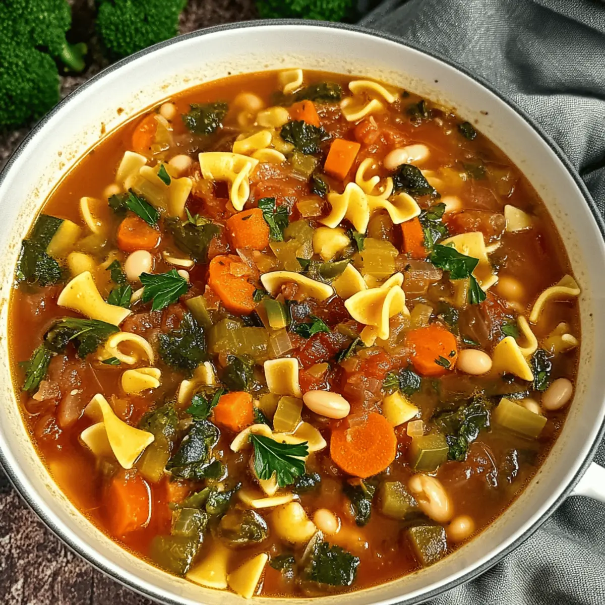 Italienische Minestrone: Einfach und lecker!