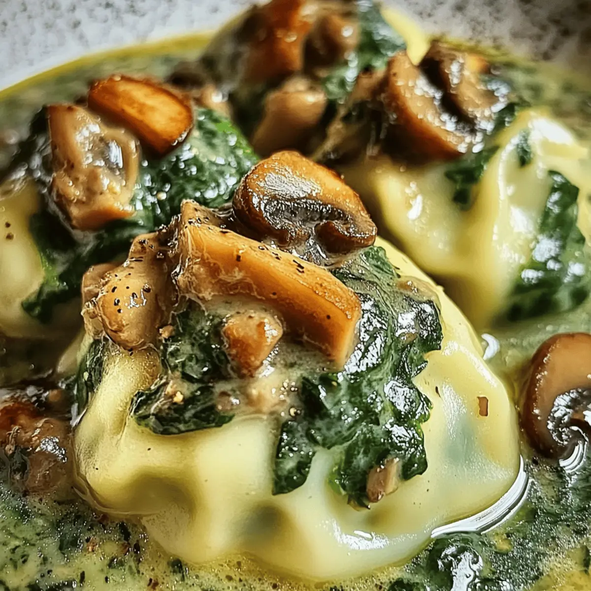 Spinatknödel mit Pilzragout: Ein Genuss für Feinschmecker