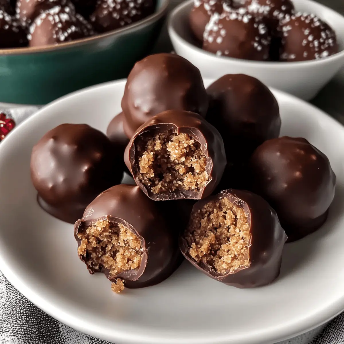 Spekulatius Kugeln: Einfache Pralinen für Weihnachten