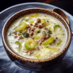 Käse Lauch Suppe Hackfleisch