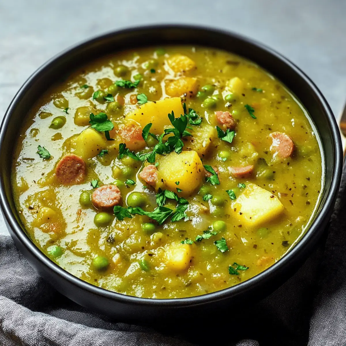 Erbseneintopf klassisch nach Omas Rezept