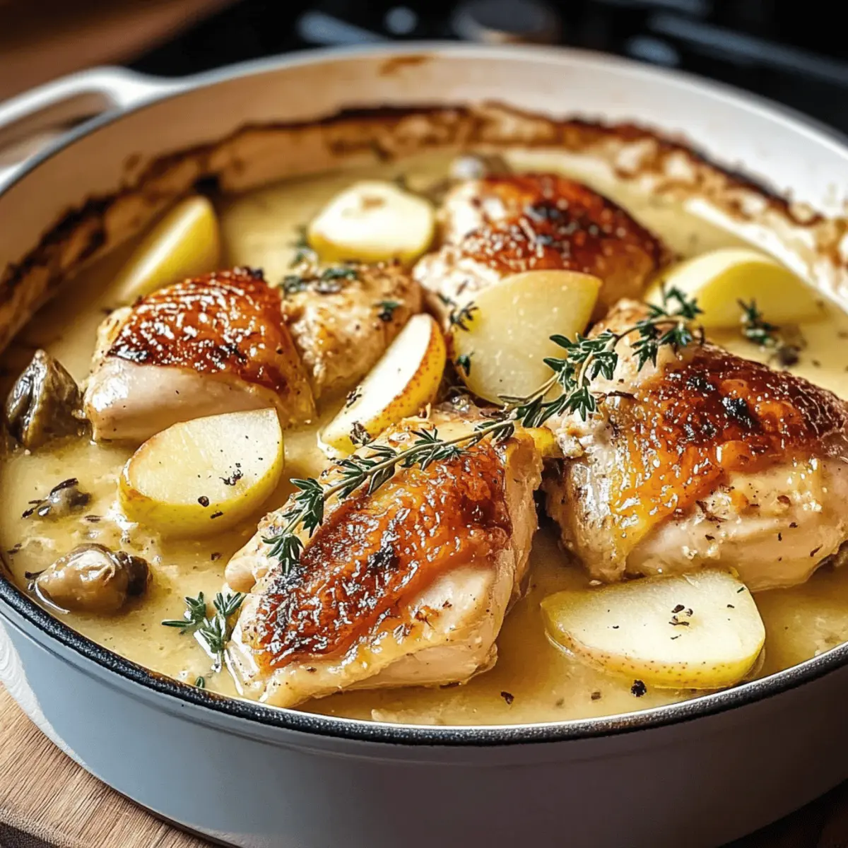 Französisches Apfelwein-Huhn: Ein Genuss für alle Sinne