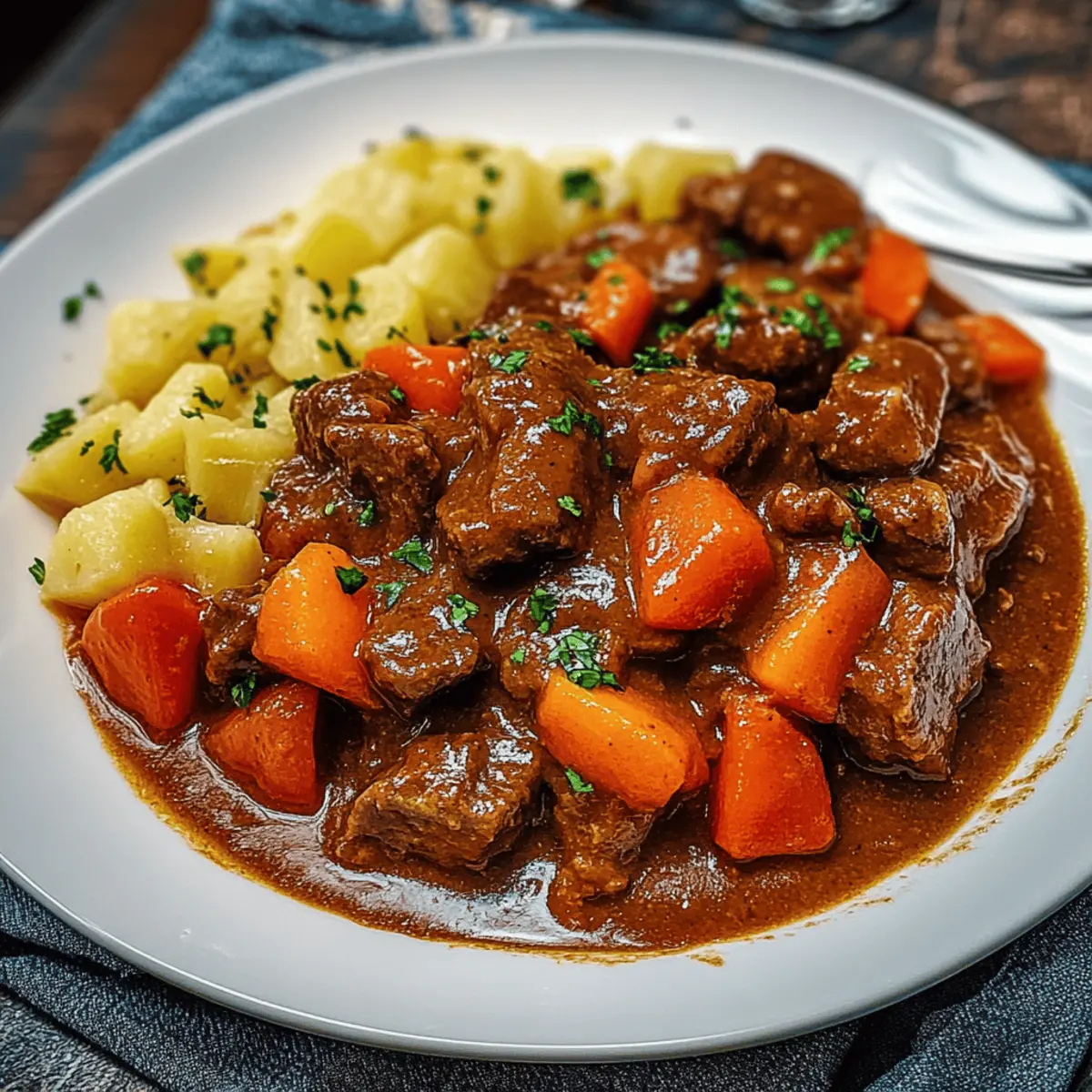 Köstliches Gulasch für das perfekte Familienessen
