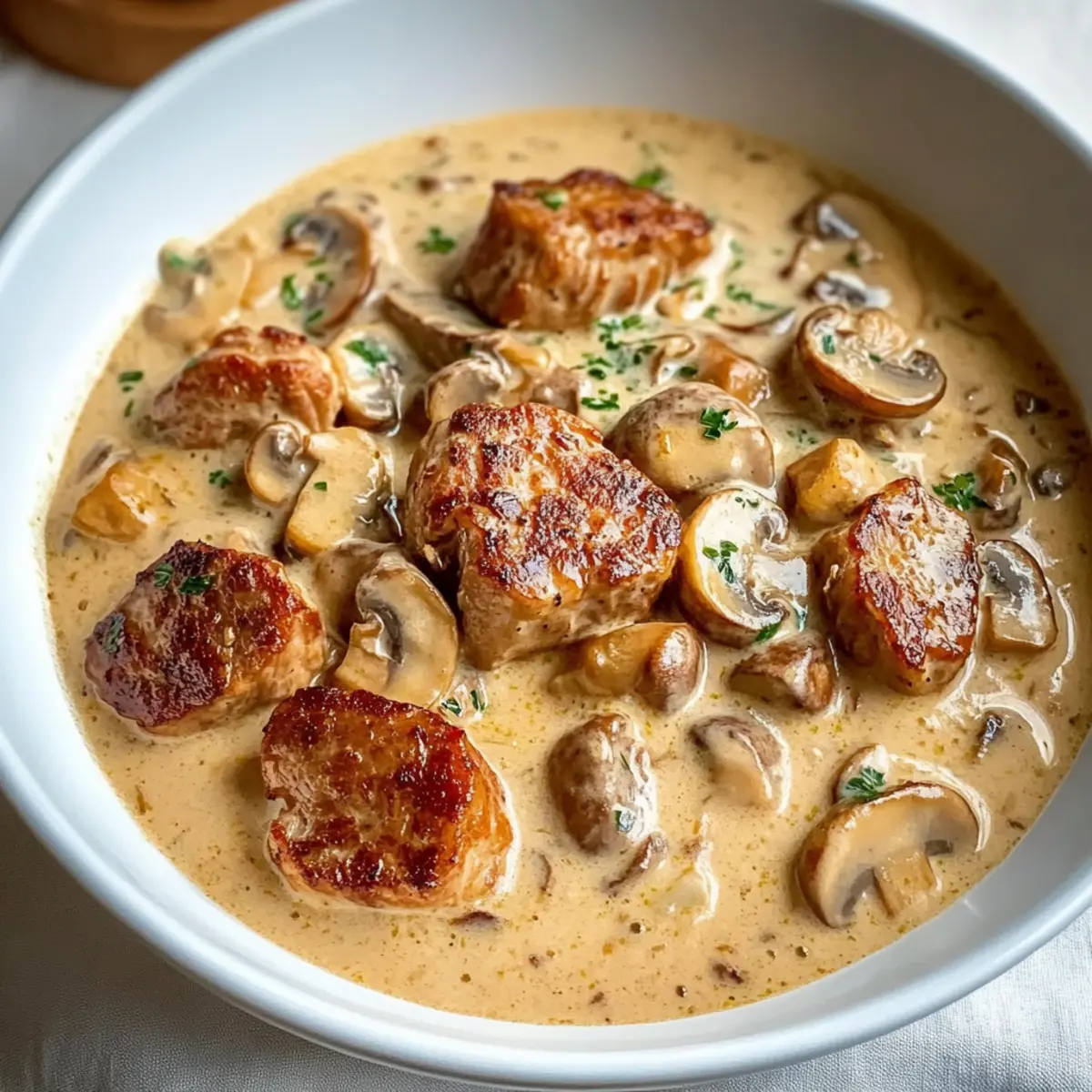 Filettopf mit Champignons – Herzhaft und Cremig