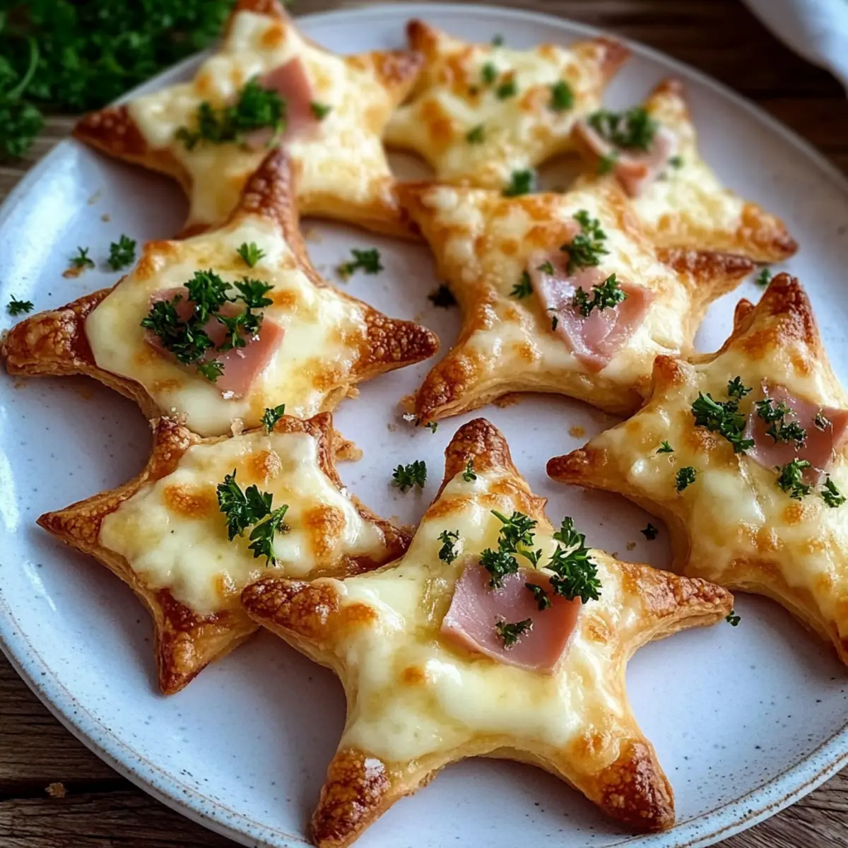 Flammkuchen-Sterne: Festliche Fingerfood-Genüsse