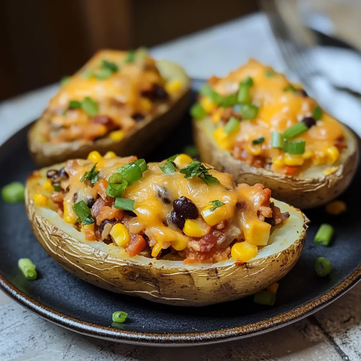 Vegan Gefüllte Ofenkartoffeln für den perfekten Abend