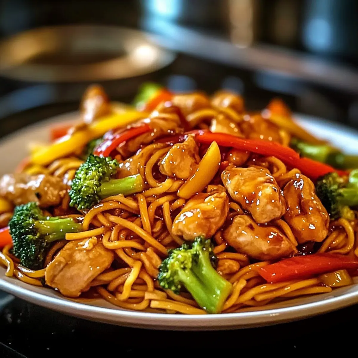 Hähnchen Teriyaki Nudeln in 30 Minuten genießen