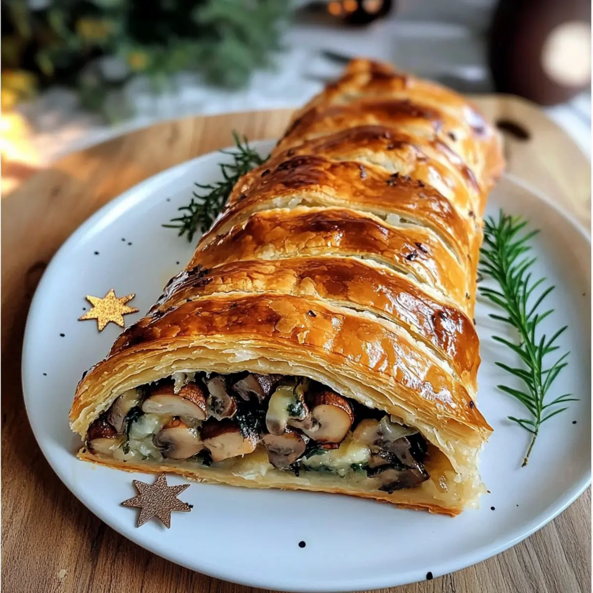 Kleinstadthippie: Veganer Pilzstrudel für Feste