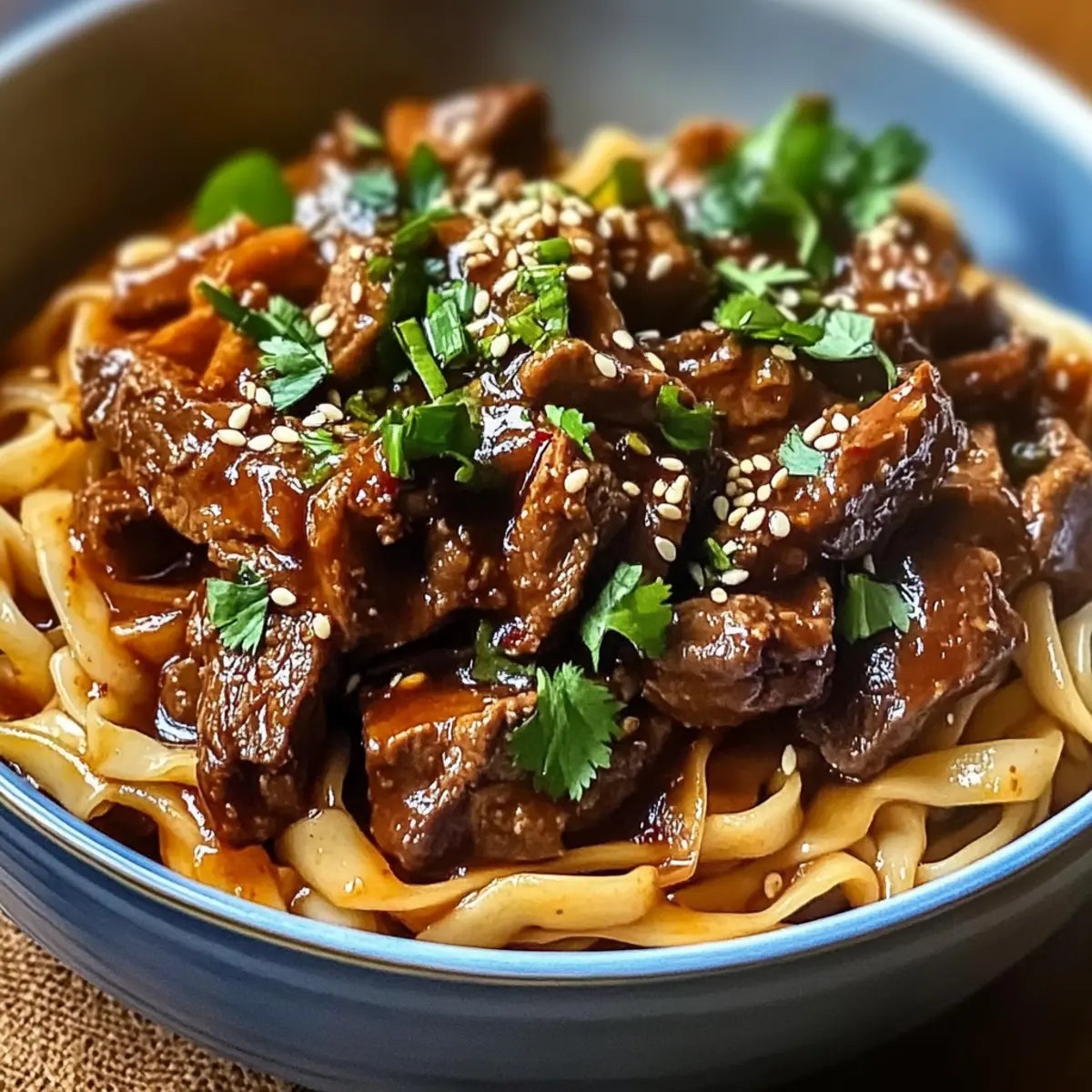 Koreanische Rindfleischnudeln ganz einfach selbst machen