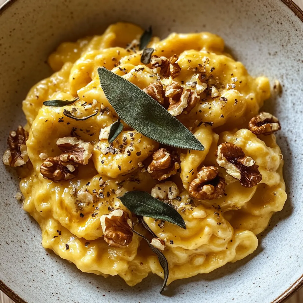 Kürbis Spätzle Walnuss Salbei – Herbstgenuss pur