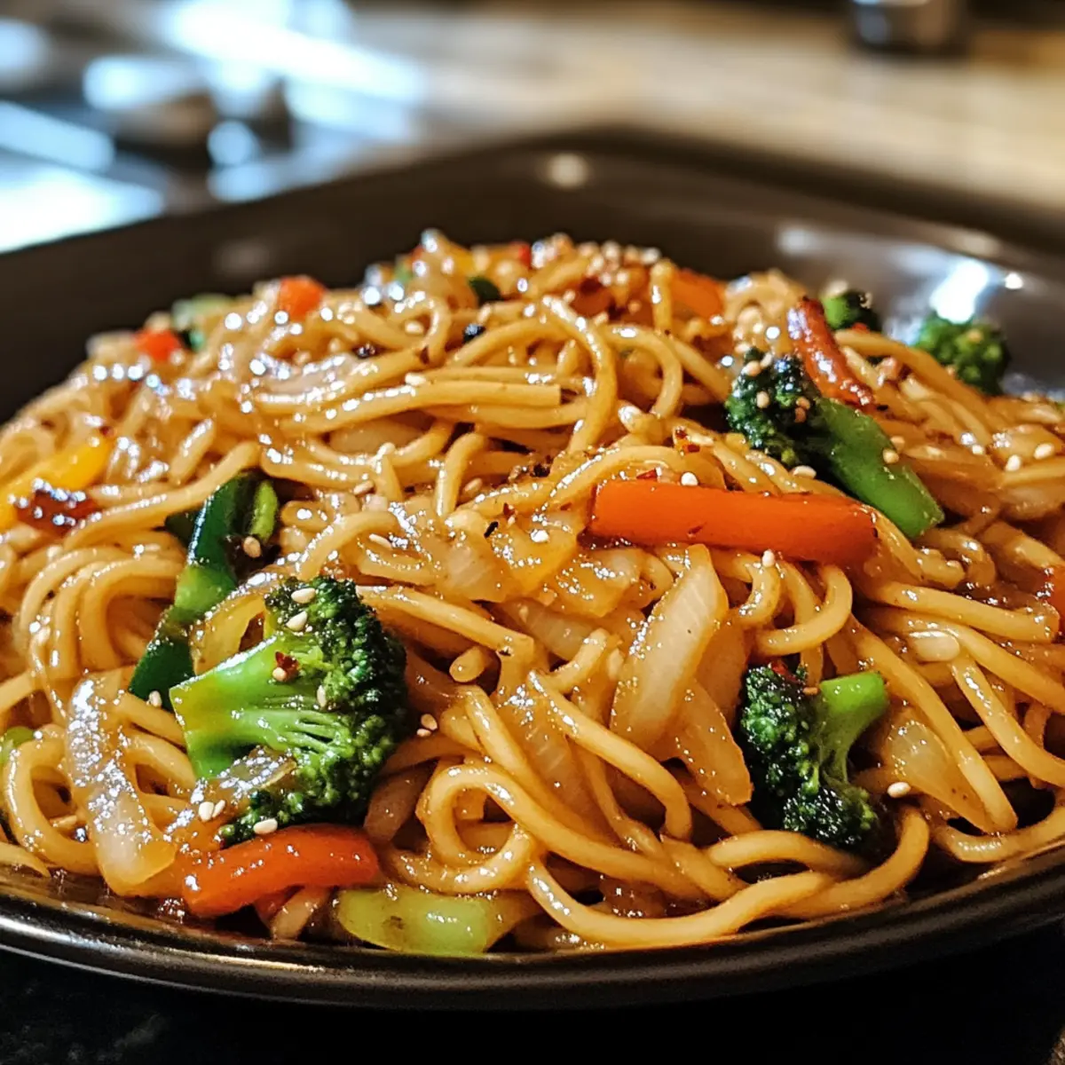 Gebratene Asia Nudeln in 20 Minuten zubereiten