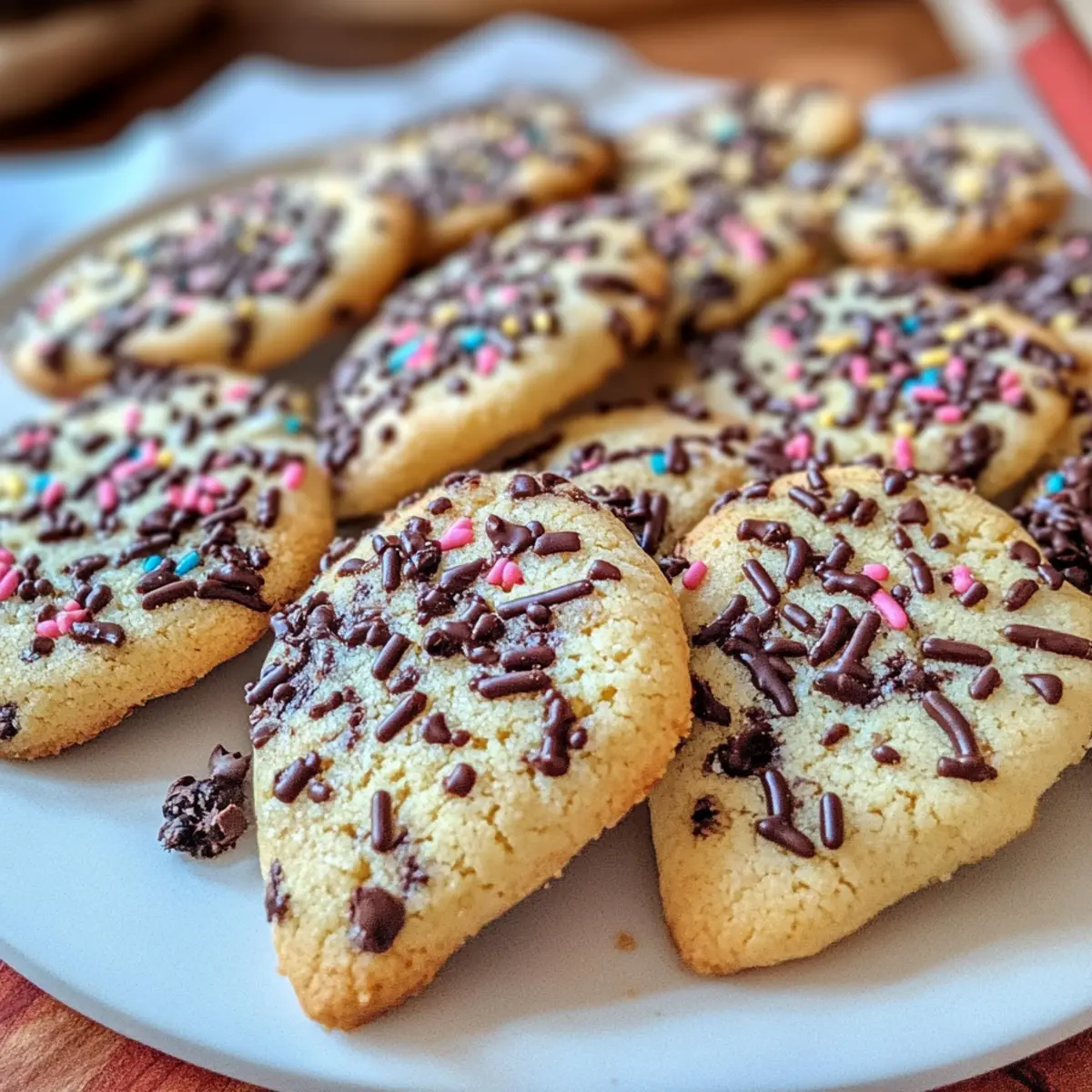 Stracciatella Kekse für die ganze Familie