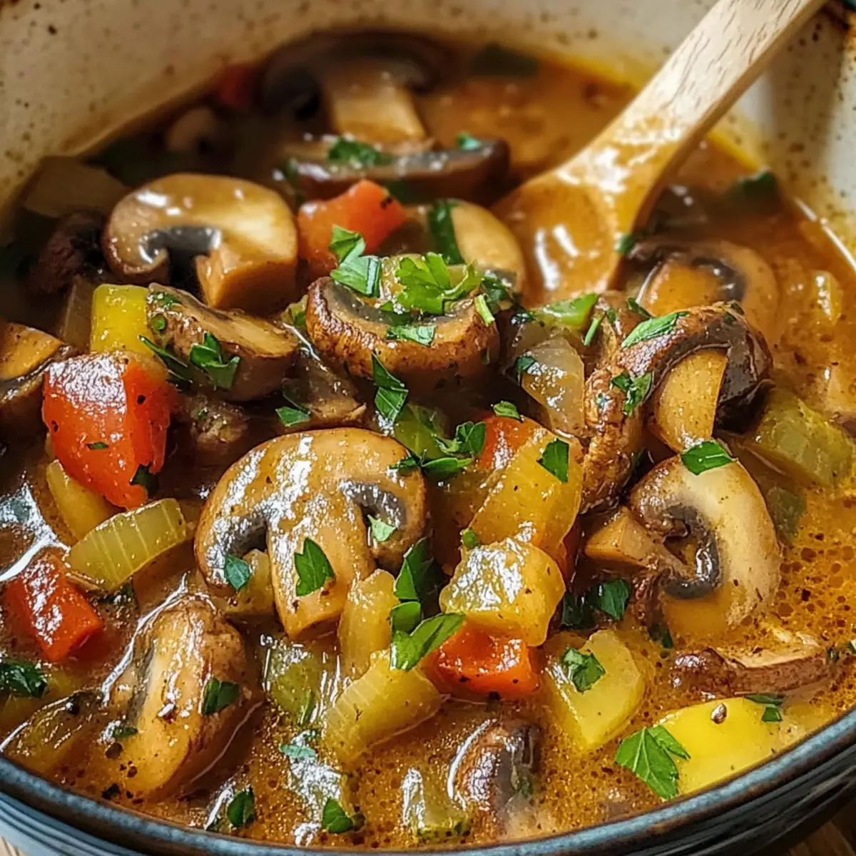 Veganes Lauch-Pilz-Gulasch für Herzliche Abende