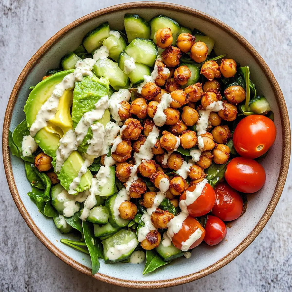 Knuspriger Chili-Limonen-Kichererbsensalat für jeden Tag