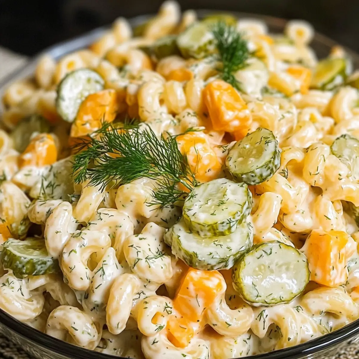 Dillgurken-Pasta-Salat – Sommerlicher Genuss pur