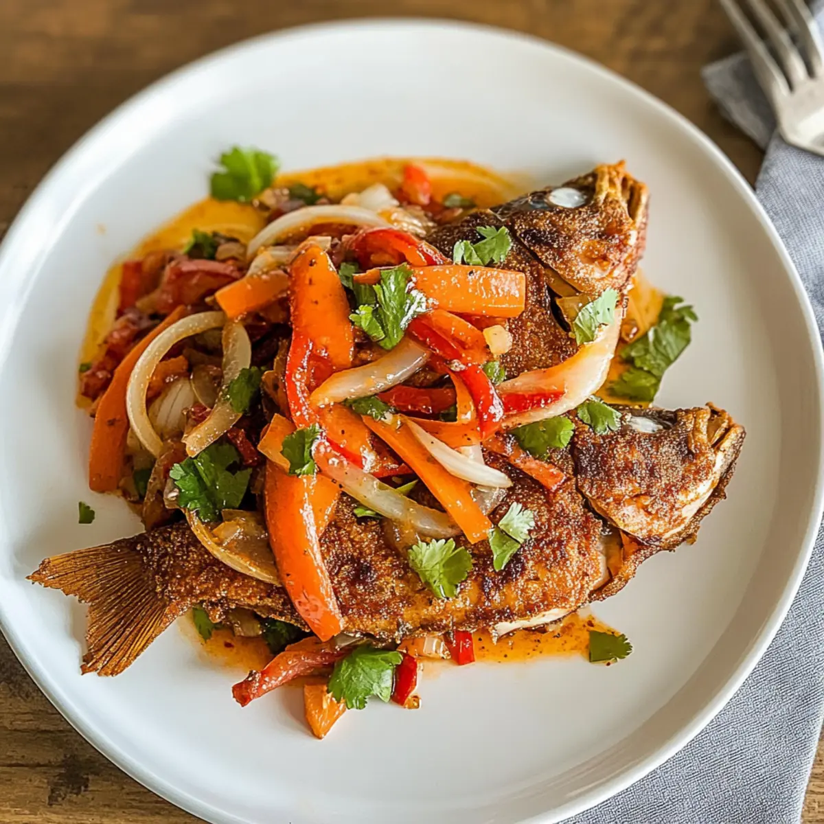 Frittierter Jamaikanischer Escovitch-Fisch leicht gemacht