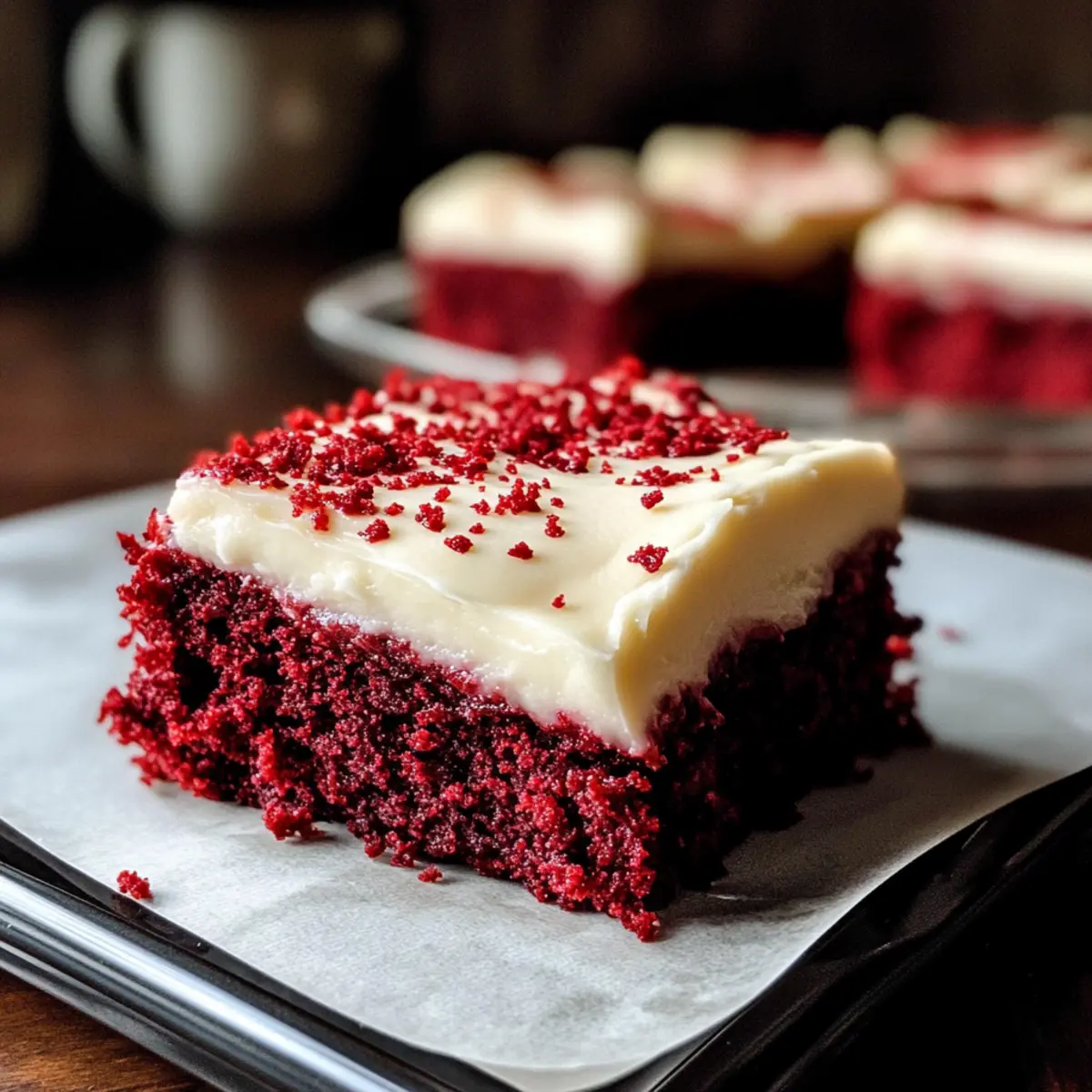 Frosted Rote Samt Riegel für jeden Anlass