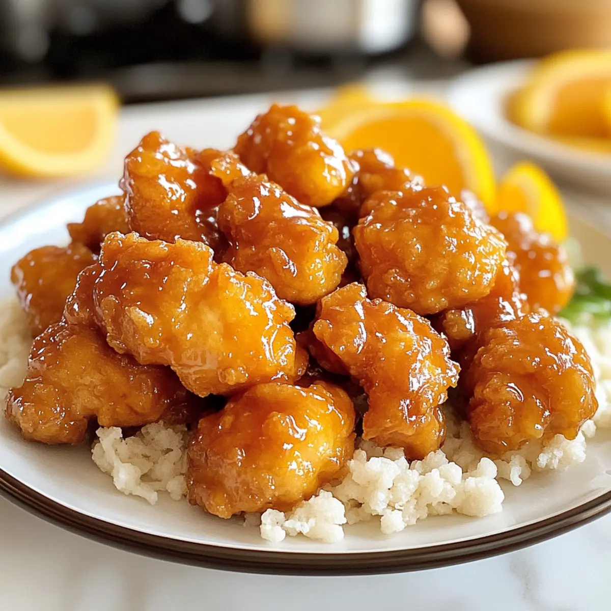 Glutenfreies Orangenhühnchen ganz einfach leicht gemacht