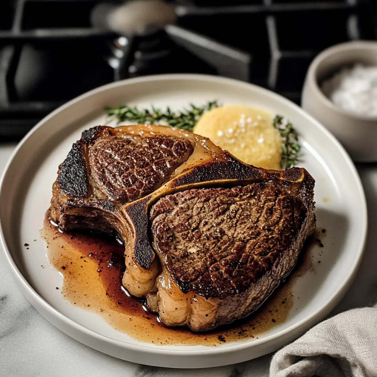 Wie man das perfekte in der Pfanne gebratene Steak zubereitet