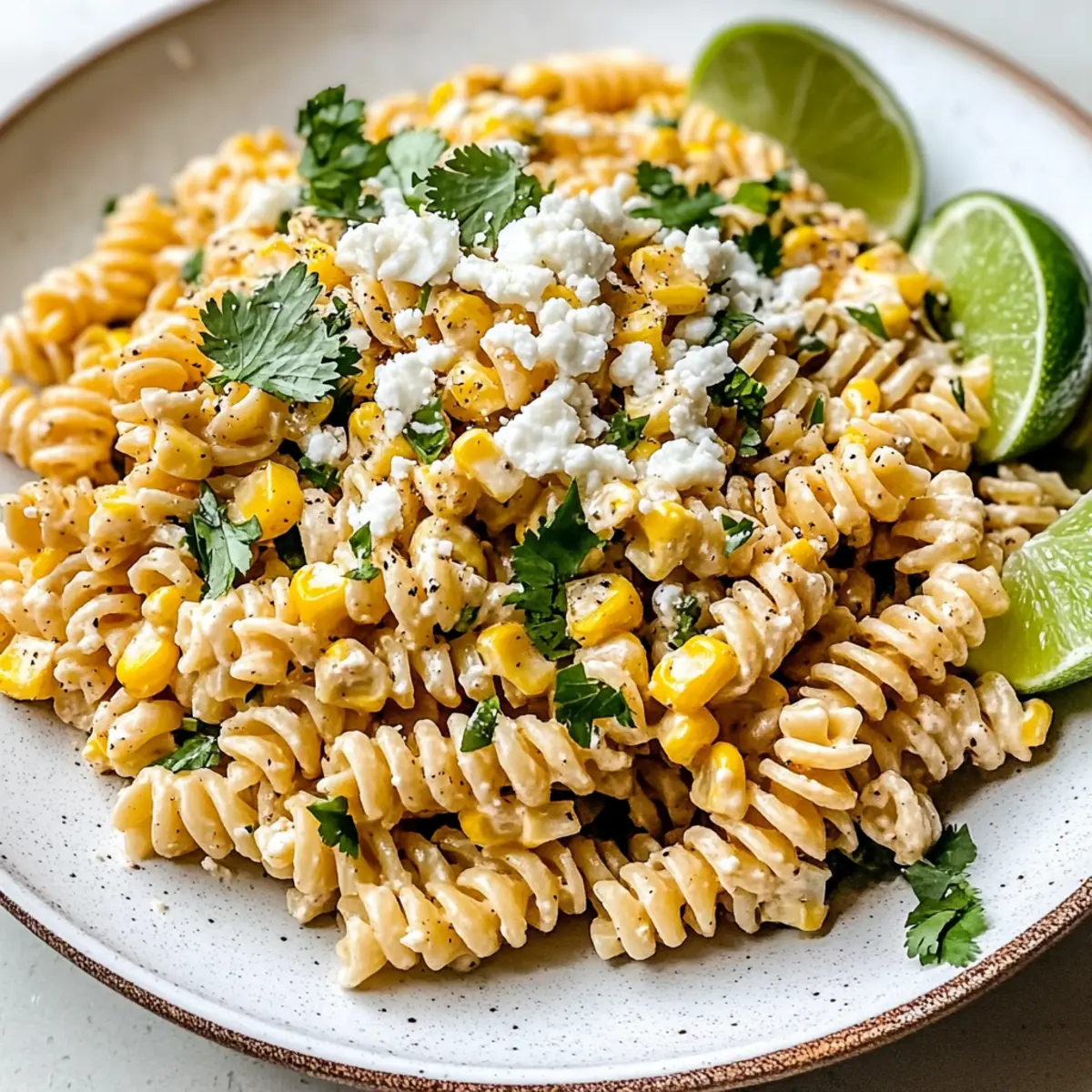 Mexikanischer Straßenmais-Pasta-Salat Rezept: Frisch und lecker