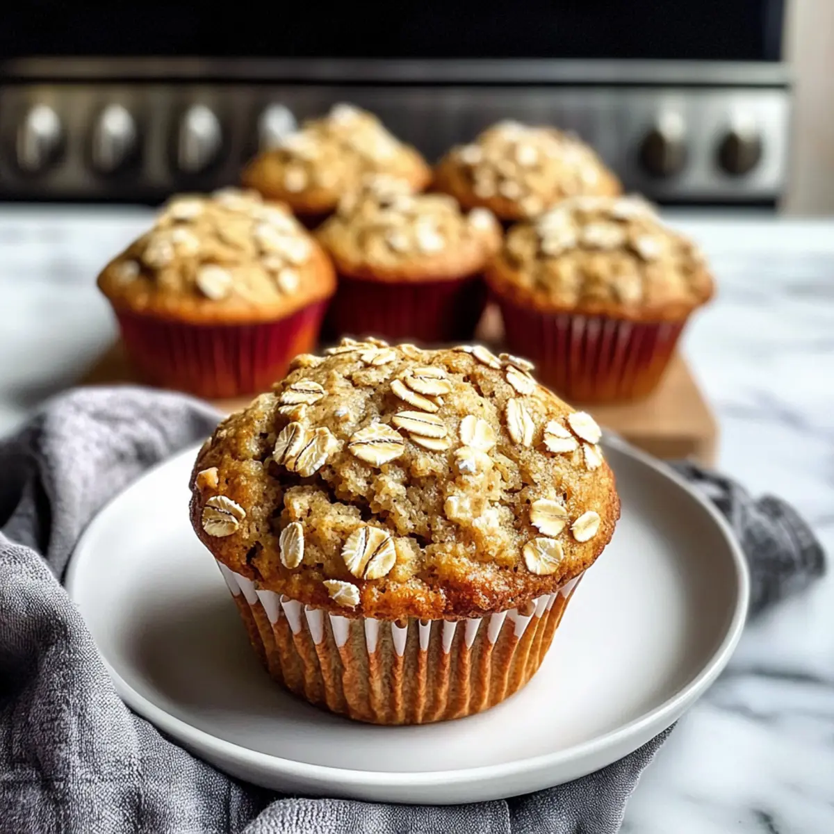Haferflocken-Muffins für einen energischen Start