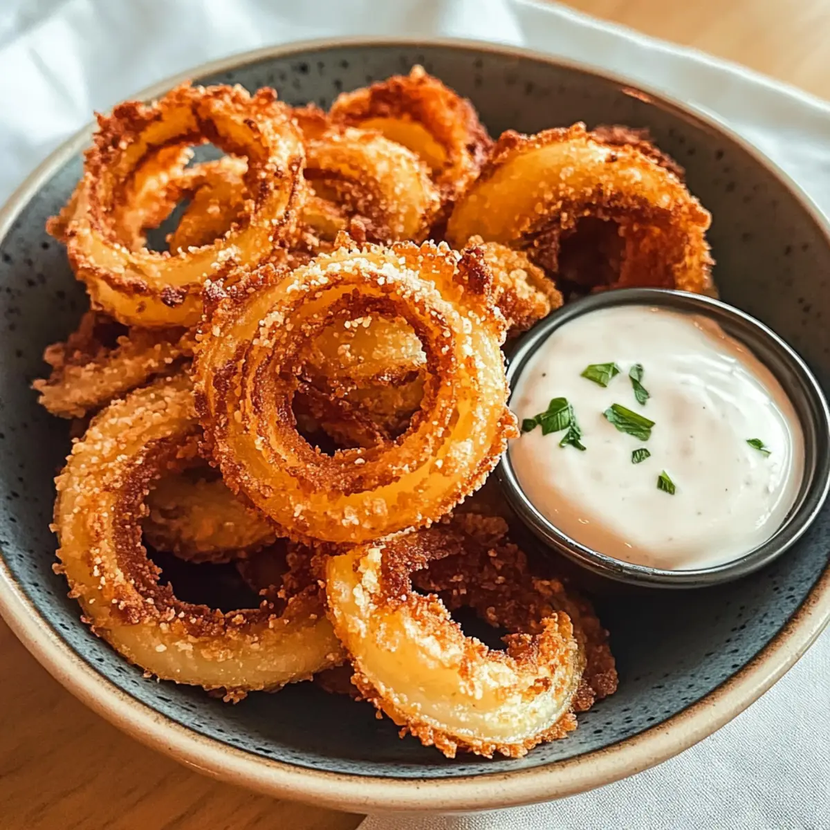 Zwiebelring-Chips: Knuspriger Snack für jeden Tag