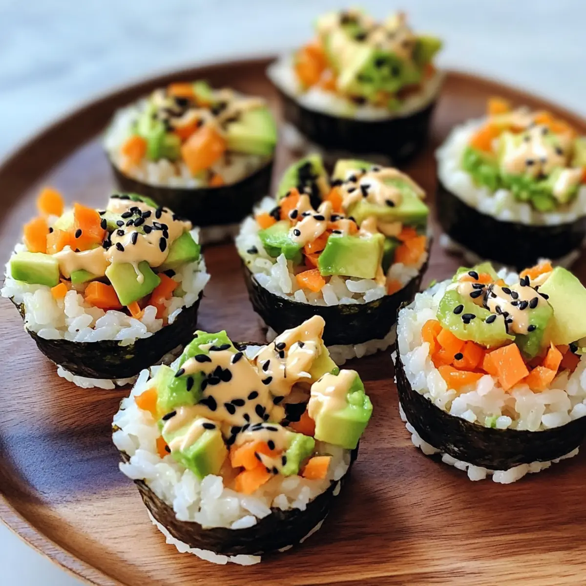 Leckere Sushi Becher für jeden Anlass