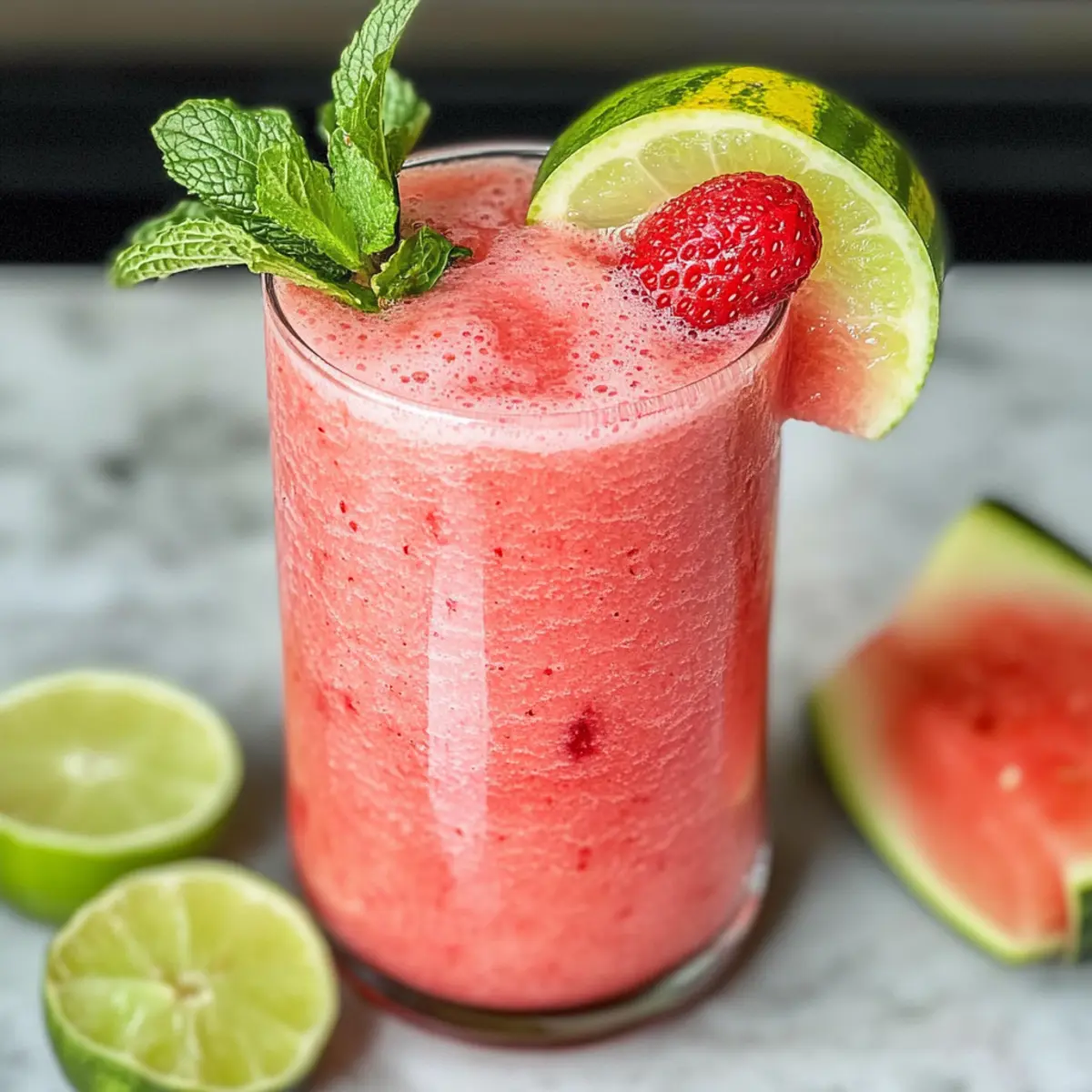 Wassermelonen-Smoothie-Rezept für den Sommer