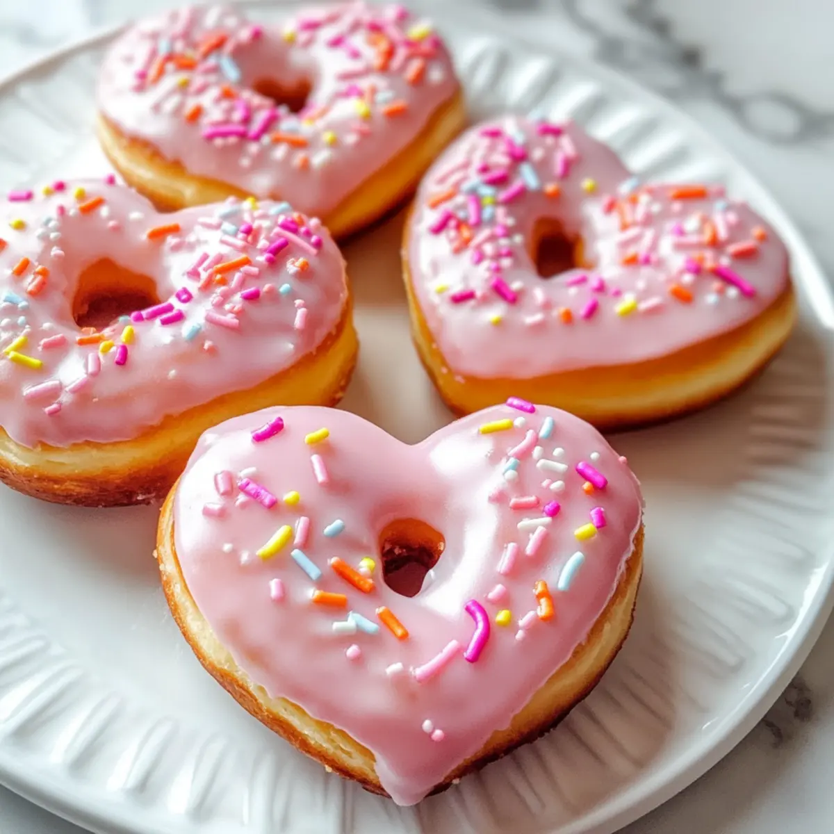Luftfritteuse Herzförmige Donuts einfach selber machen