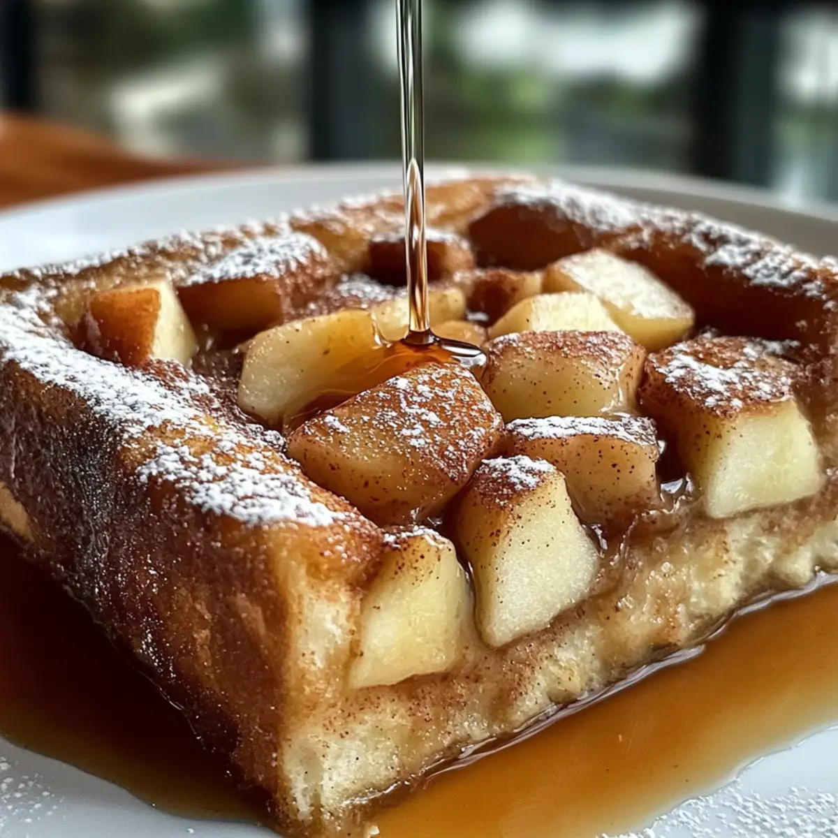 Apfel-Zimt-Französischer-Toasts-Auflauf Rezept schnell gemacht