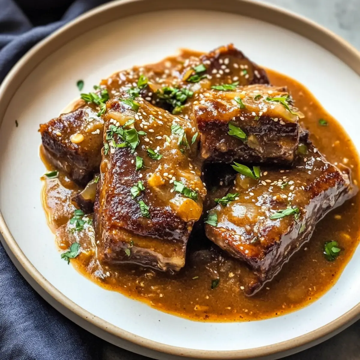 Asiatisch inspirierte cremige Brai für Genießer