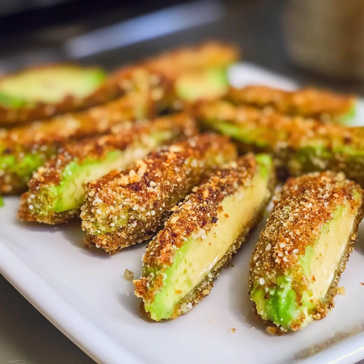 Gebackene Avocado-Pommes für den perfekten Snack