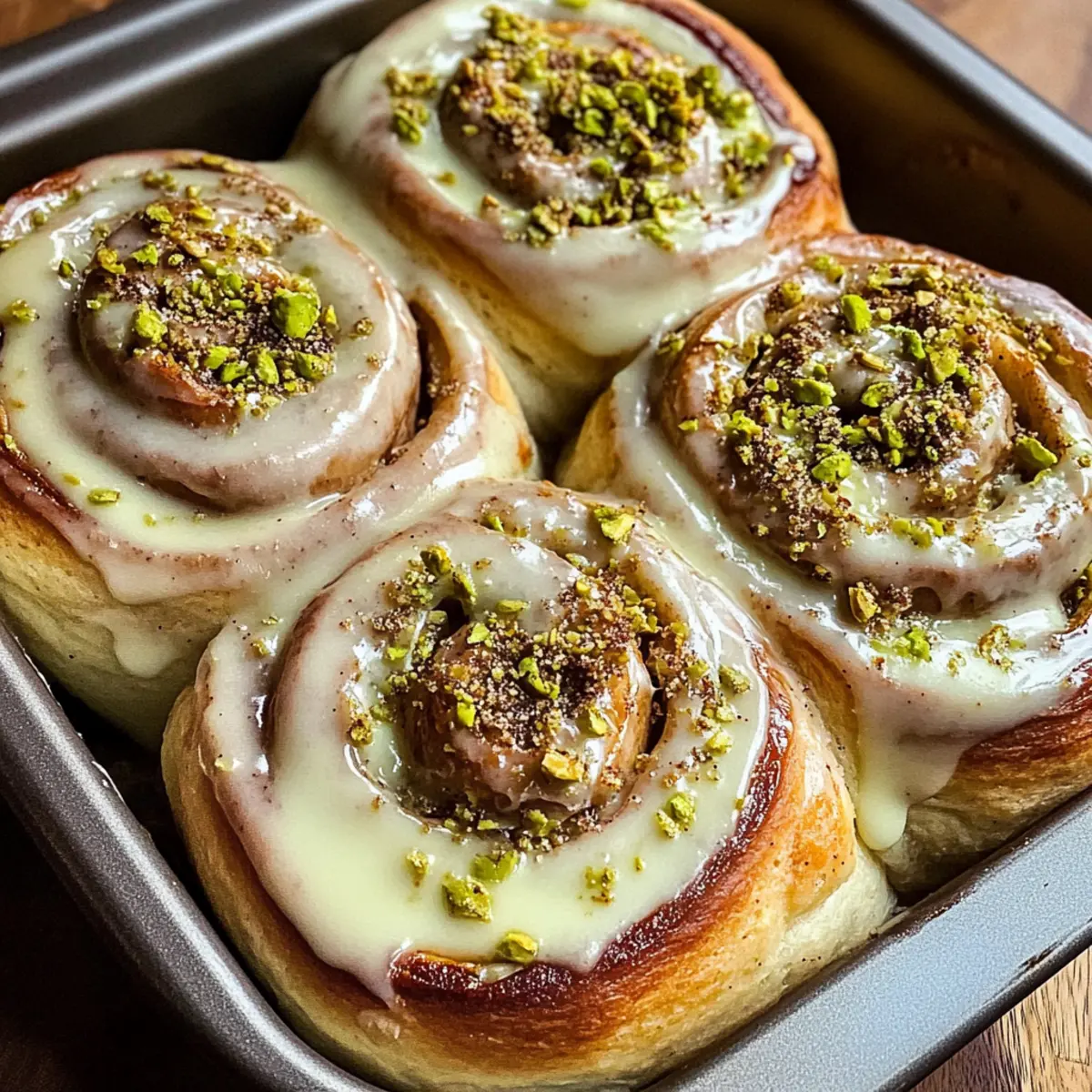 Batch Pistaziencreme Zimtschnecken für einen perfekten Start