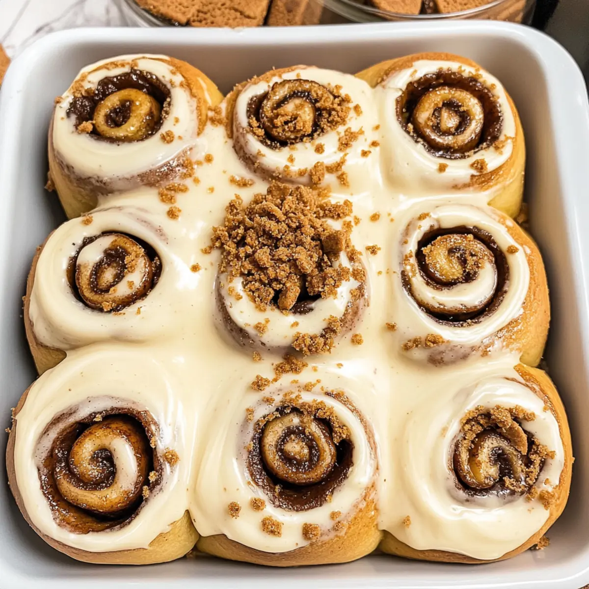 Biscoff Zimtschnecken wie vom Bäcker