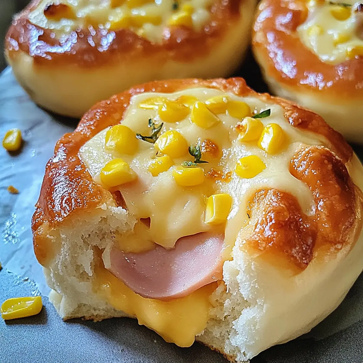 Schinken-Käse-Brötchen: Weiche, leckere Snacks