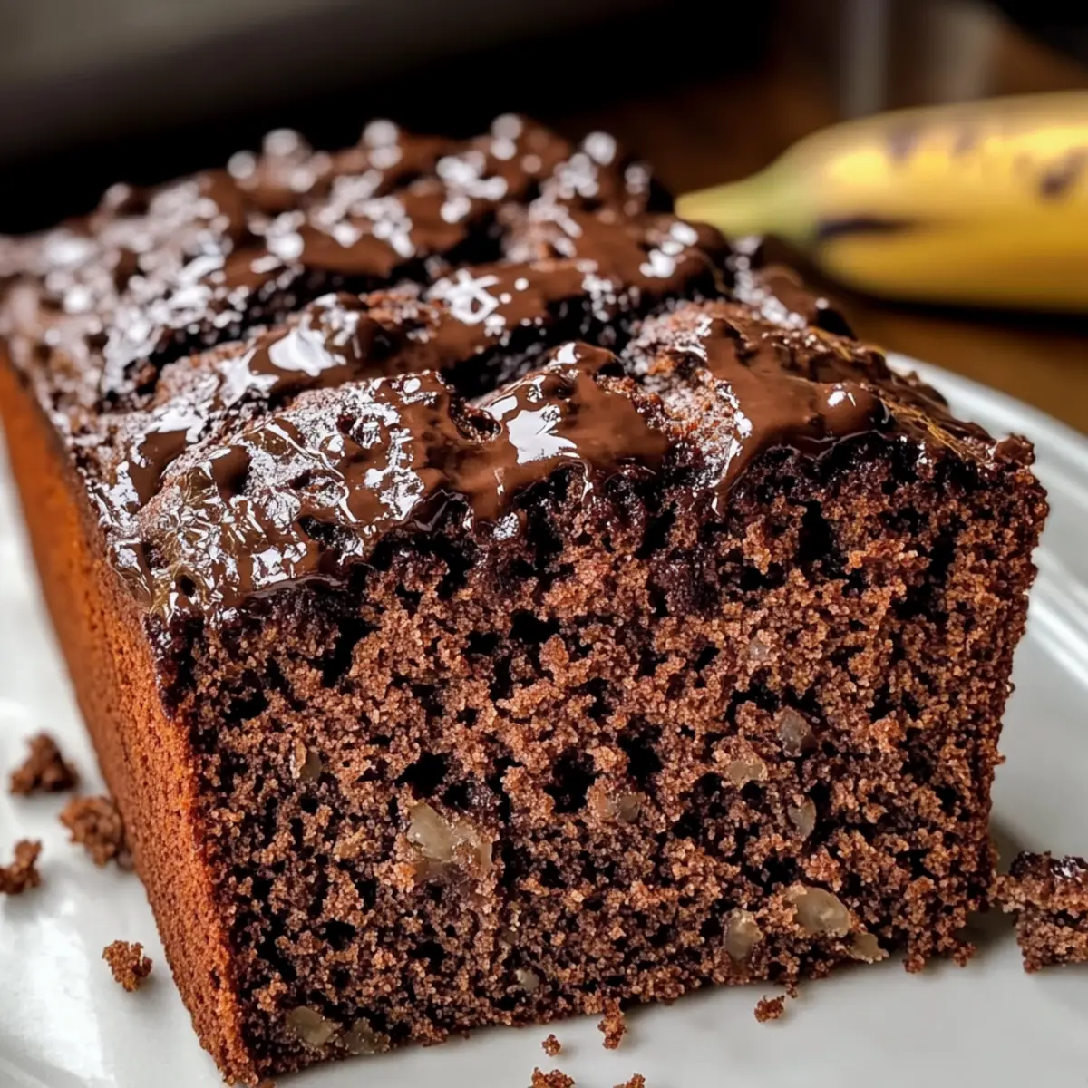 Schokoladenbananenbrot für gesunde Genussmomente