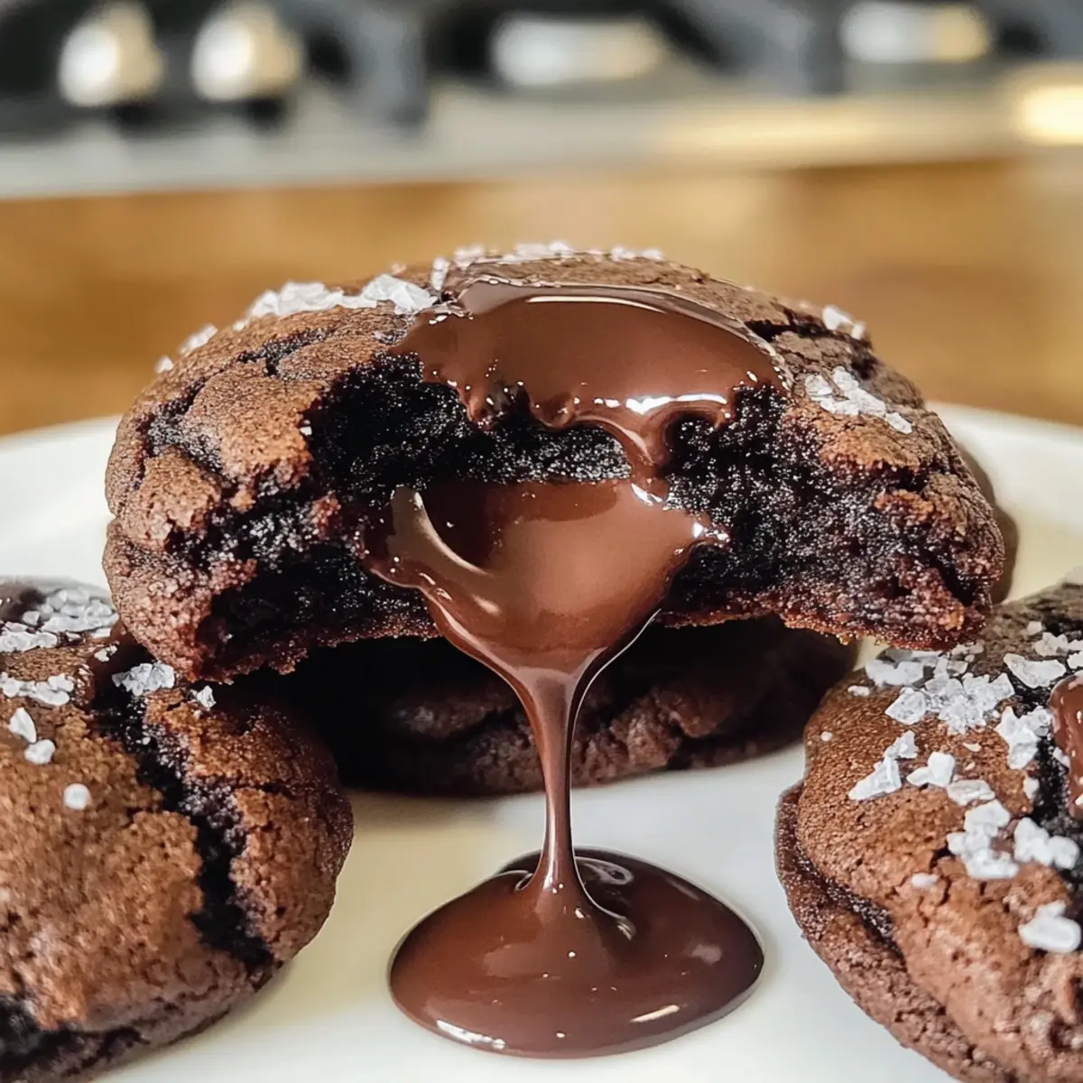 Schokoladenlava-Kekse Rezept für Schokoladenliebhaber