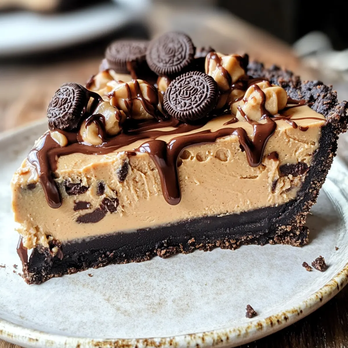 Cremige Erdnussbutter-Torte ohne Backen genießen