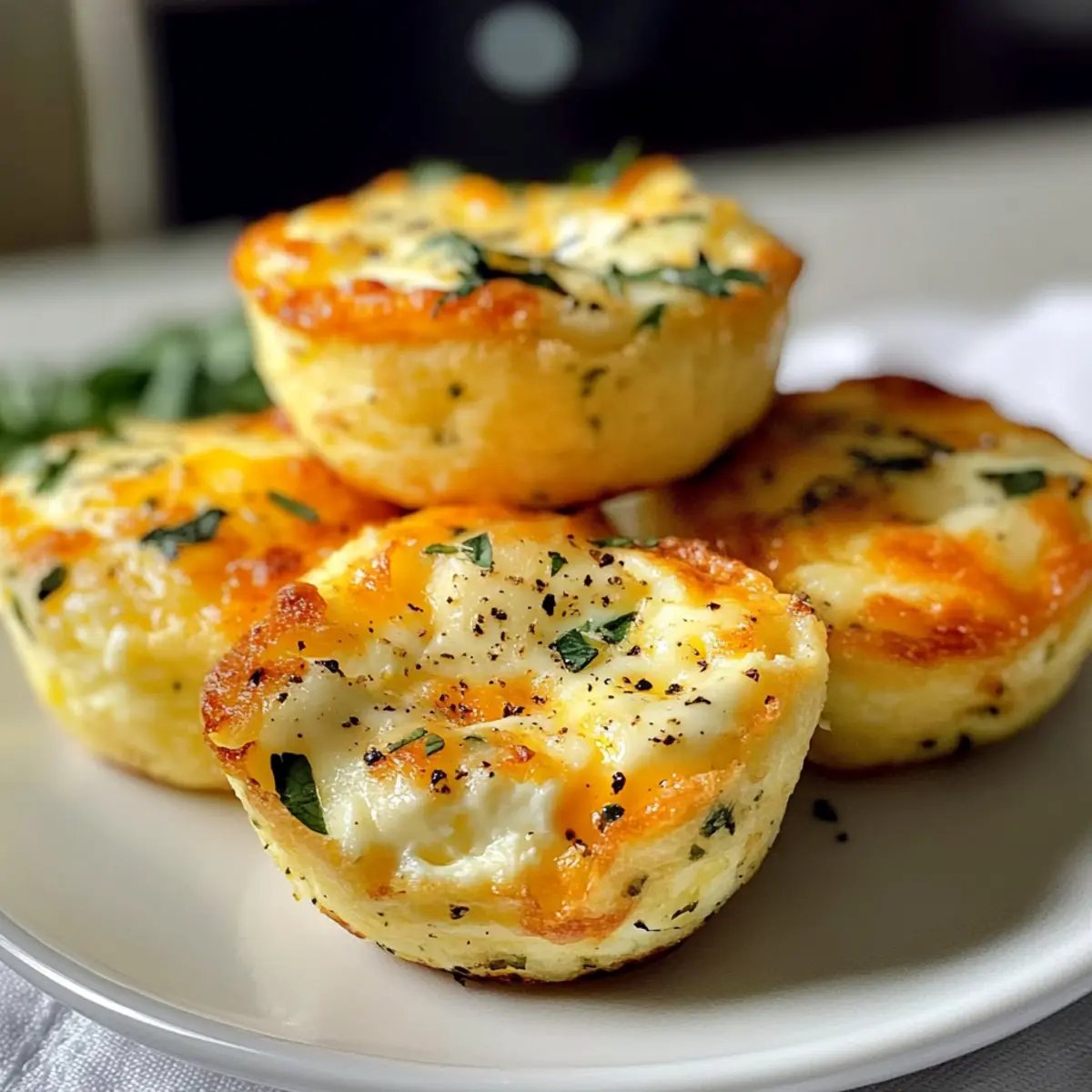 Leckere Hüttenkäse-Ei-Bissen für ein gesundes Frühstück