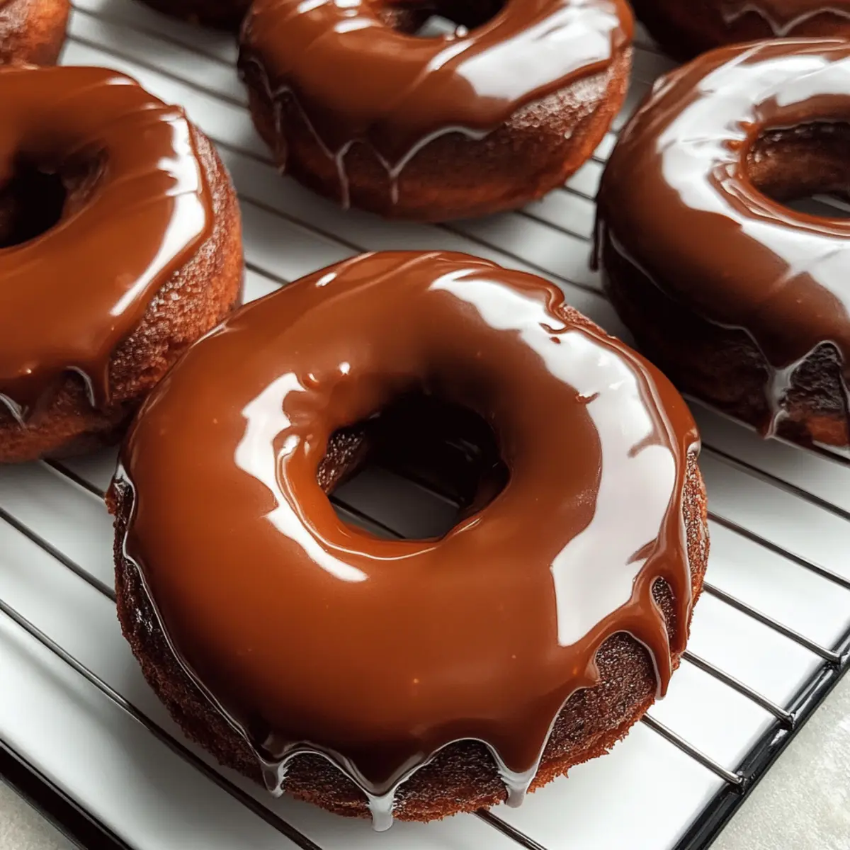 Dulce De Leche Glasierte Schokoladen Donuts ganz einfach