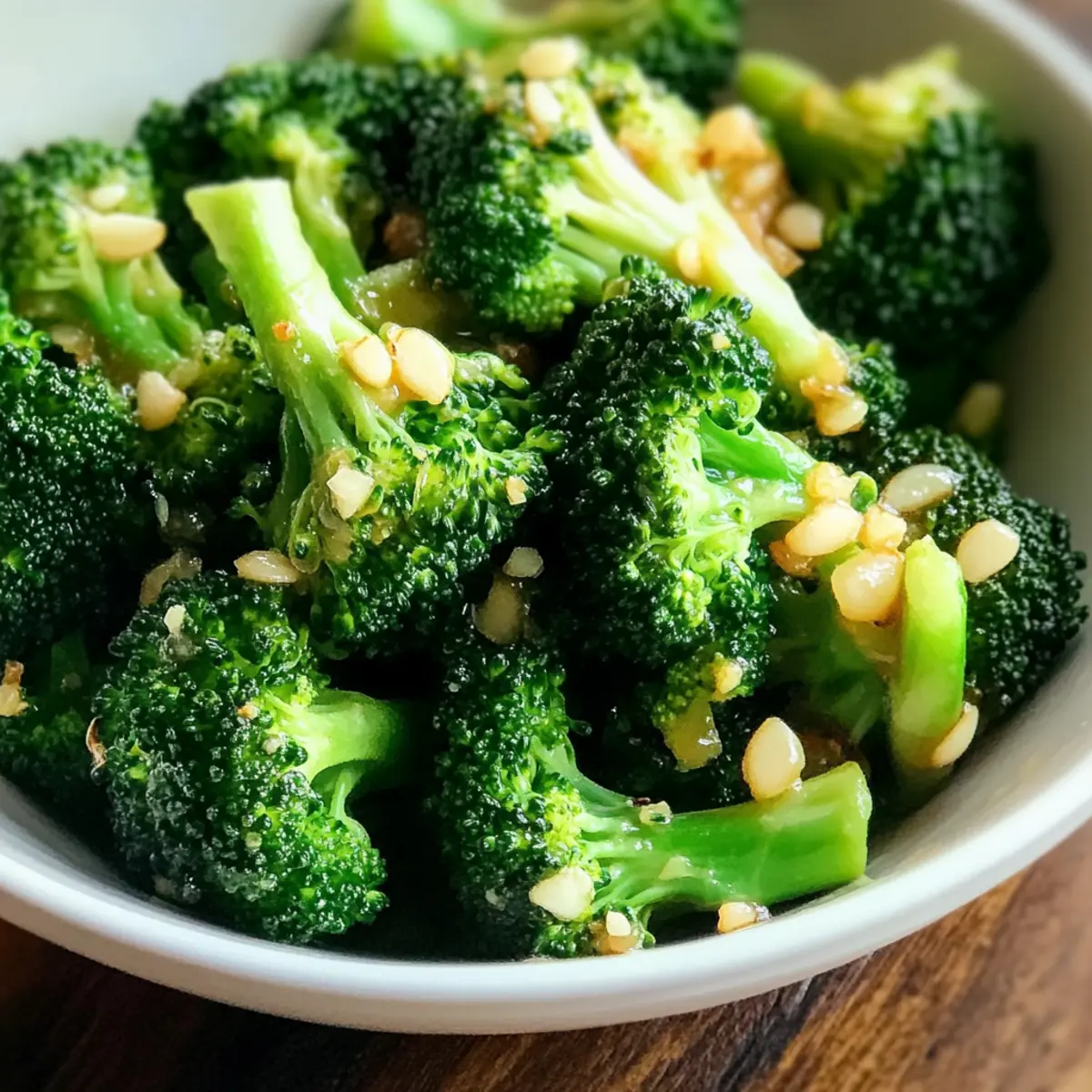 Knoblauch Brokkoli Pfanne für gesunde Genüsse