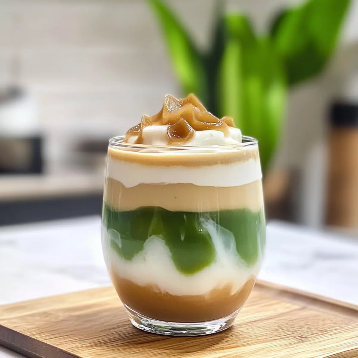 Eis Cendol Latte – Erfrischender Genuss für heiße Tage