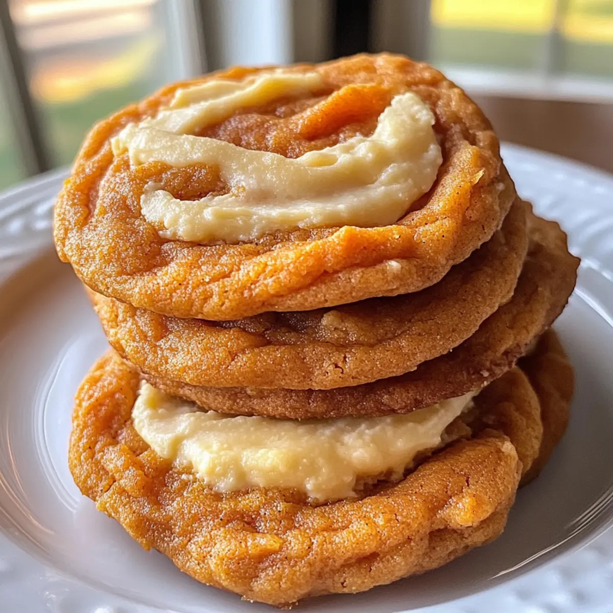 Süßkartoffel-Käsekuchen-Kekse Rezept für den Herbst