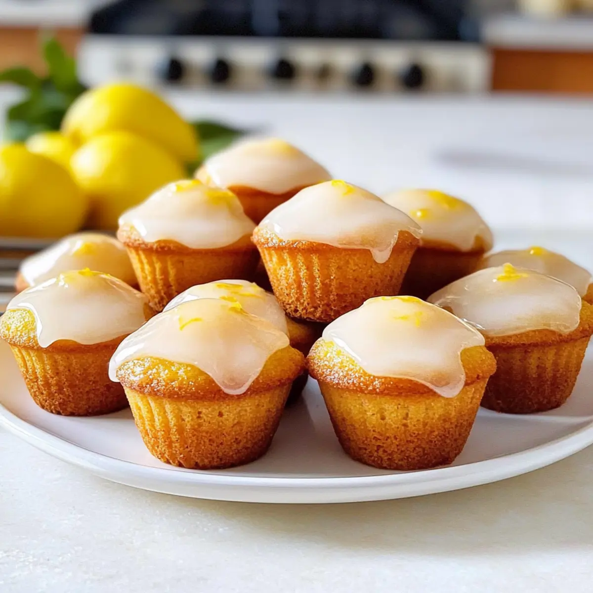Die beste glasierten Zitronenblüte: Saftige Muffins