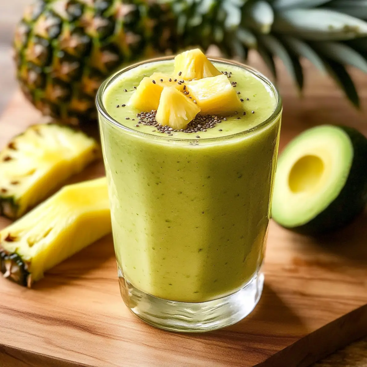 Avocado-Ananas-Smoothie-Rezept für einen fruchtigen Genuss