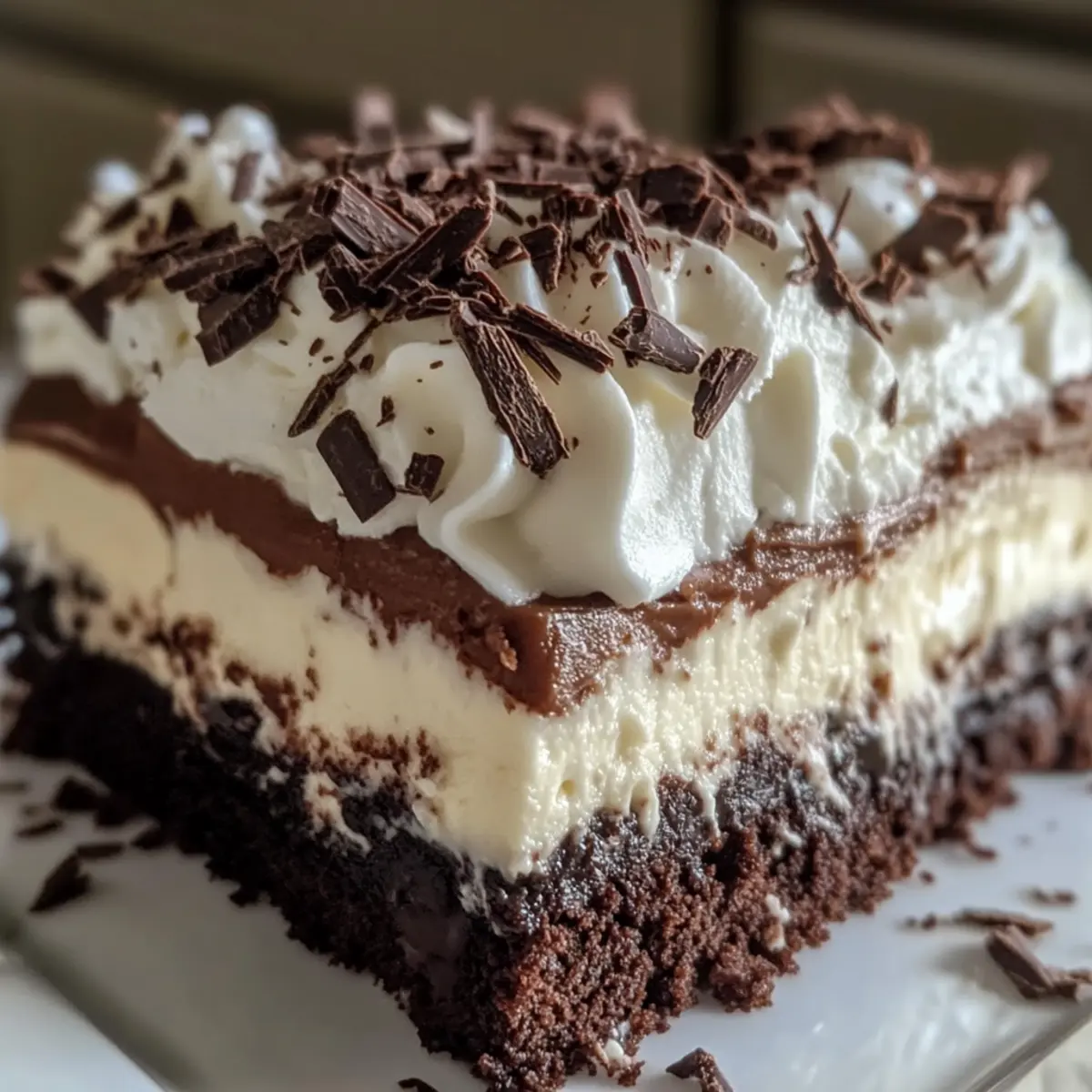 Brownie Kühlschrank Schokoladenkuchen für Genießer