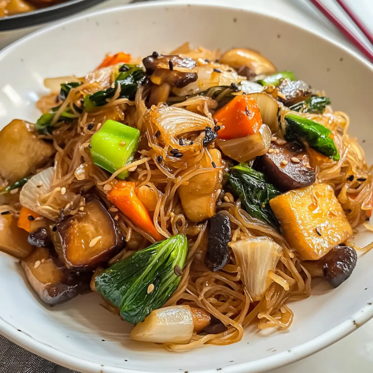 Buddhas Freude: Festliches vegetarisches Gericht